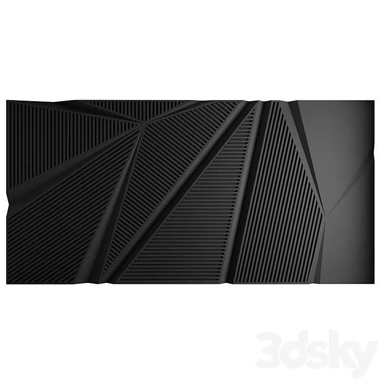 3D Panels RIB 3D Model