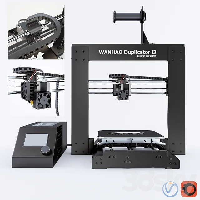3D printer WANHAO DUBLICATOR I3 V 2.1 3DModel