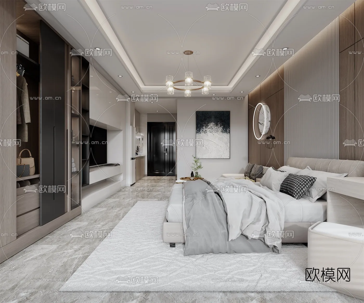 3D SCENES - APARTMENT - CORONA - 3D MODEL - 145