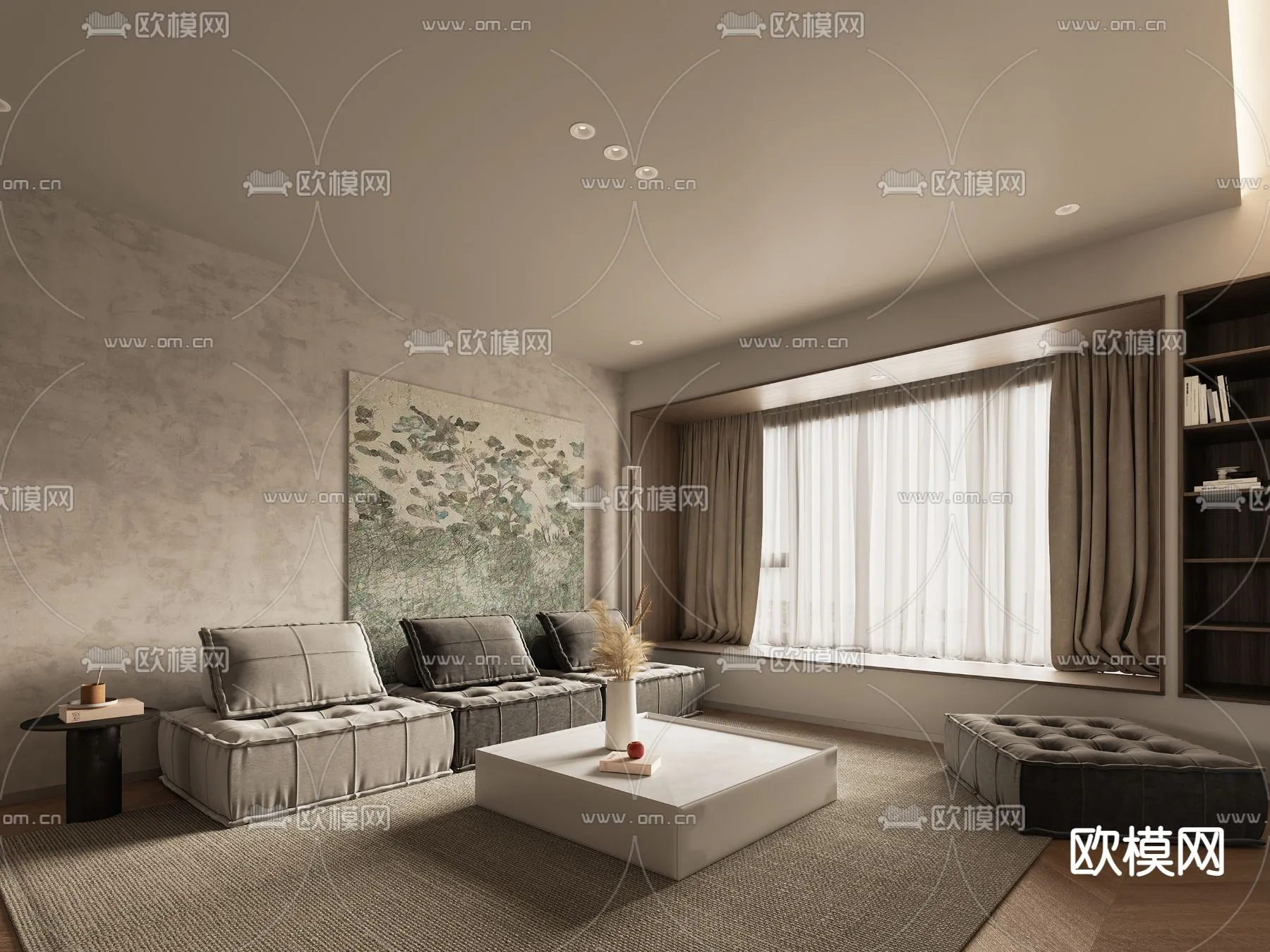 3D SCENES - APARTMENT - CORONA - 3D MODEL - 152