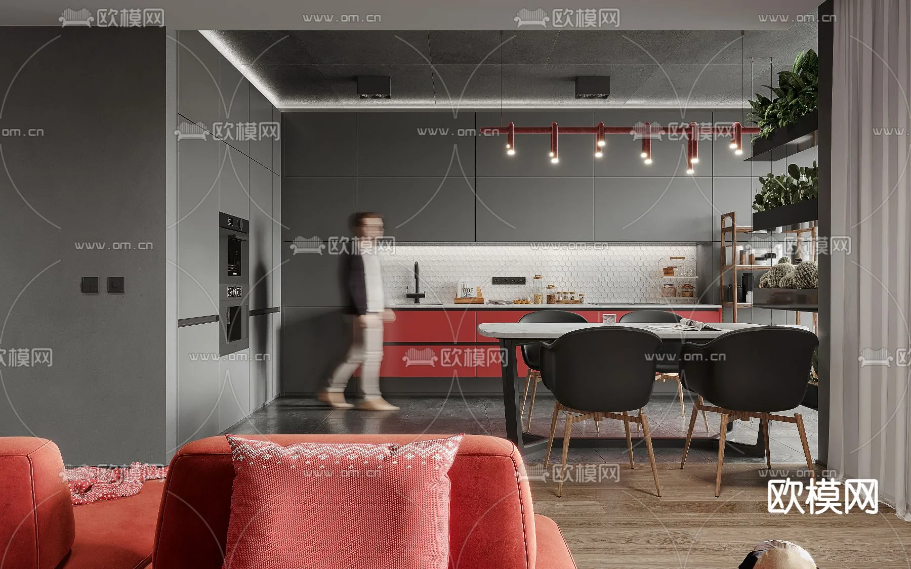 3D SCENES - APARTMENT - CORONA - 3D MODEL - 181