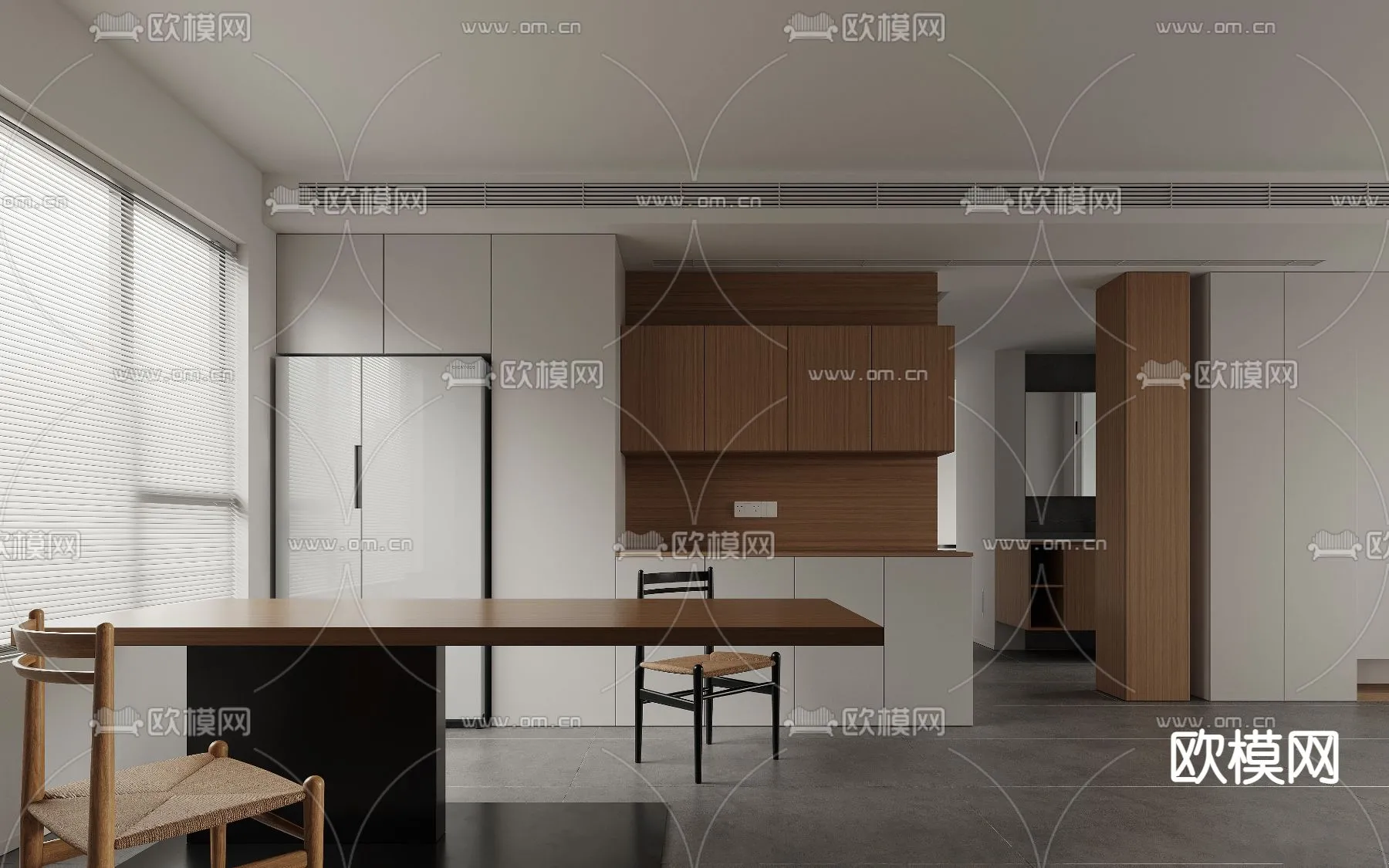 3D SCENES - APARTMENT - CORONA - 3D MODEL - 216