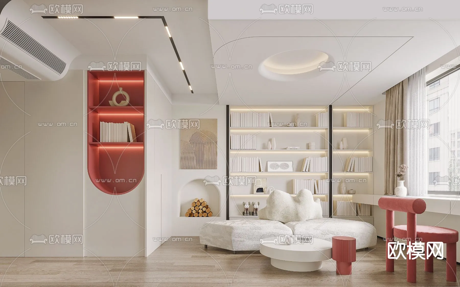 3D SCENES - APARTMENT - CORONA - 3D MODEL - 217