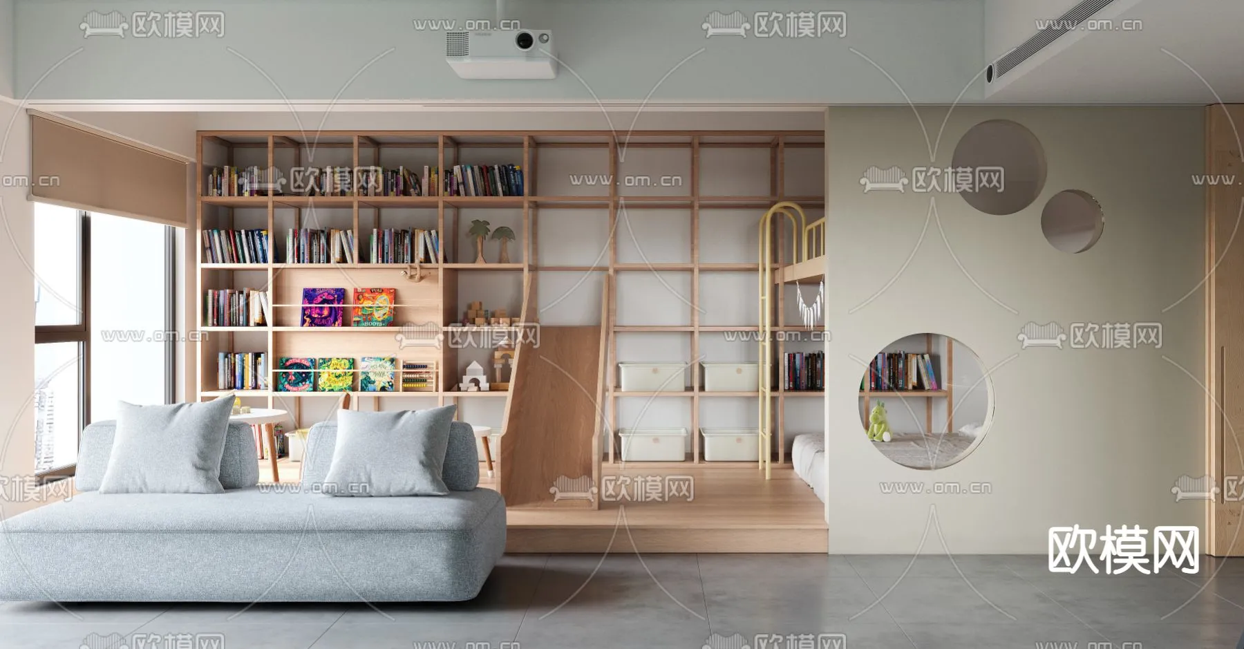 3D SCENES - APARTMENT - CORONA - 3D MODEL - 234