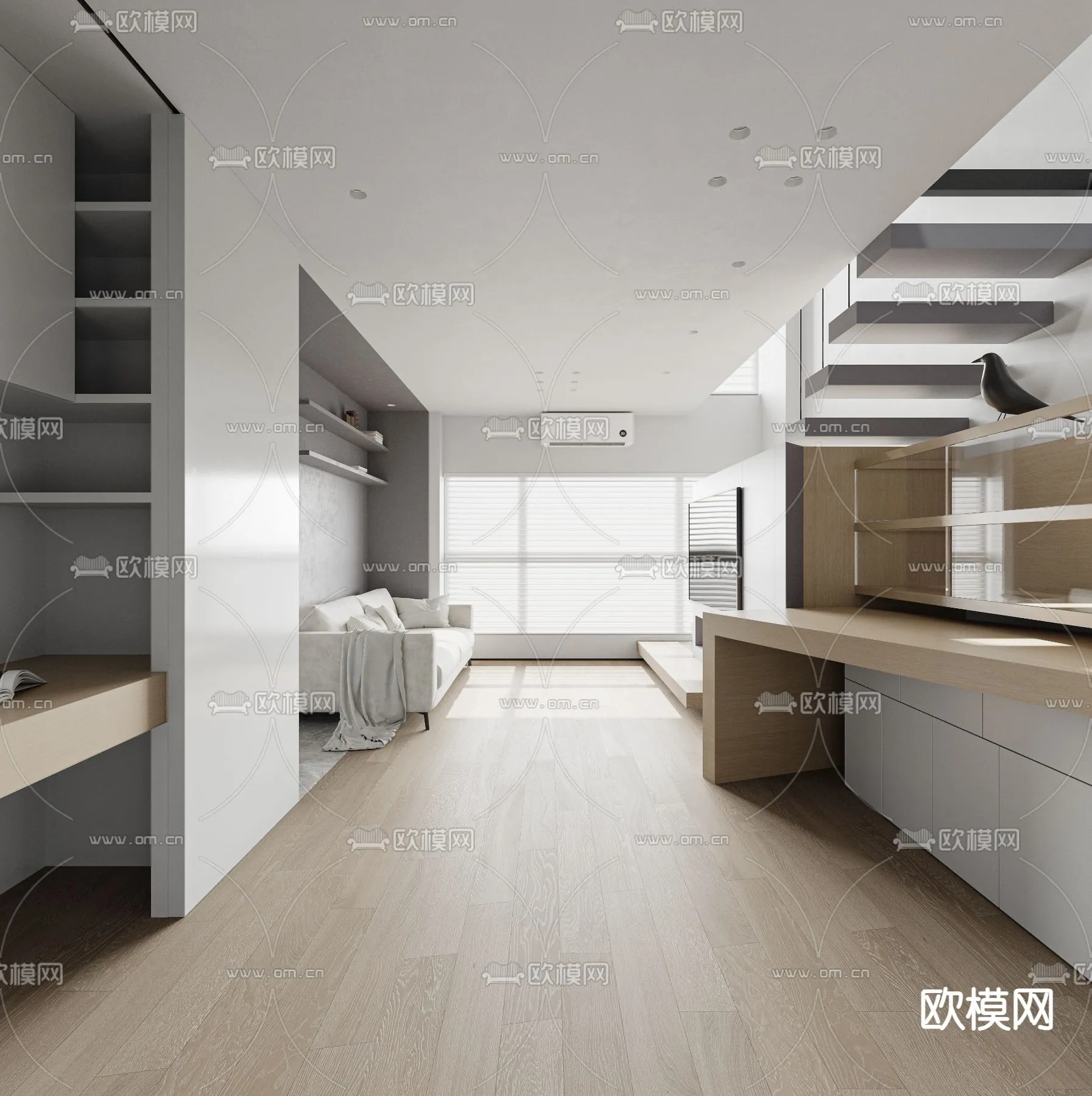 3D SCENES - APARTMENT - CORONA - 3D MODEL - 235