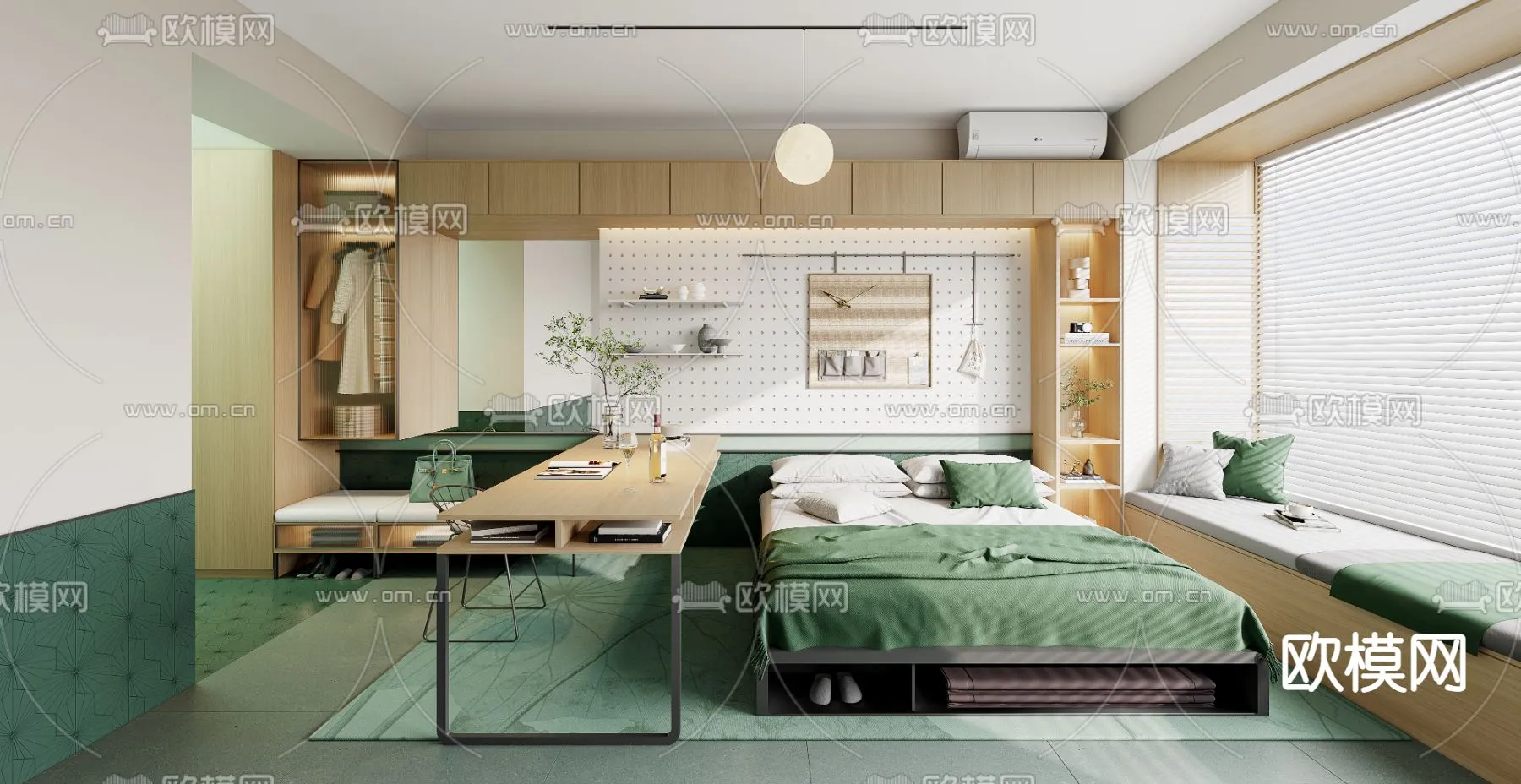 3D SCENES - APARTMENT - CORONA - 3D MODEL - 236