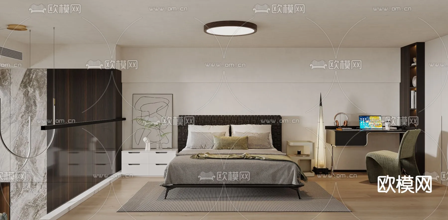 3D SCENES - APARTMENT - CORONA - 3D MODEL - 244