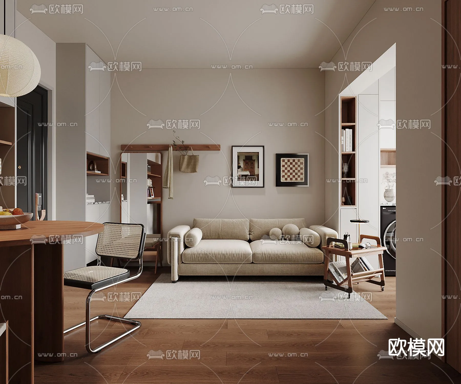 3D SCENES - APARTMENT - CORONA - 3D MODEL - 248