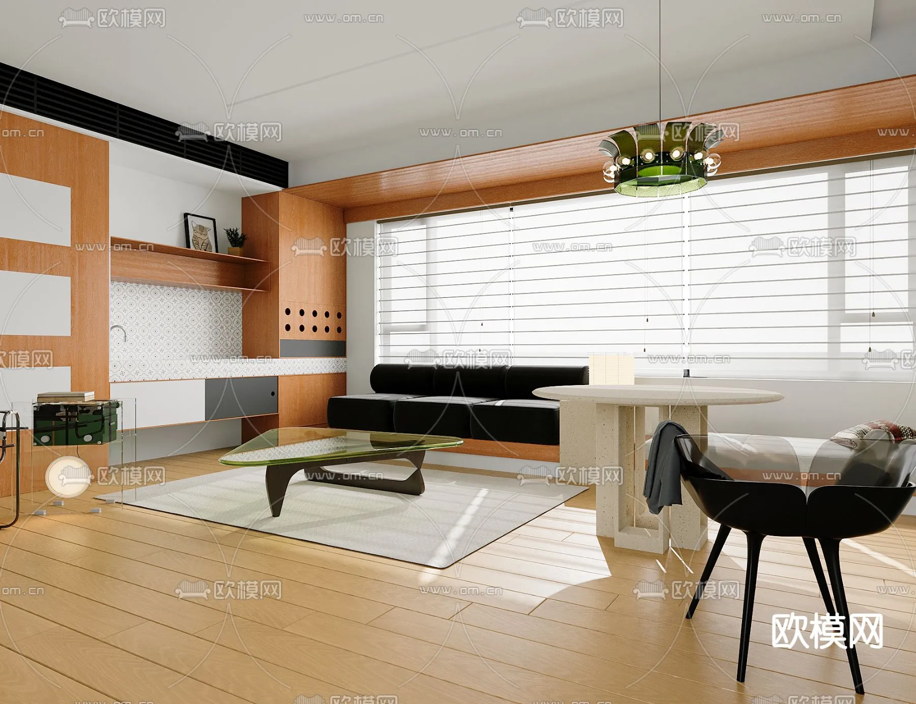 3D SCENES - APARTMENT - CORONA - 3D MODEL - 249