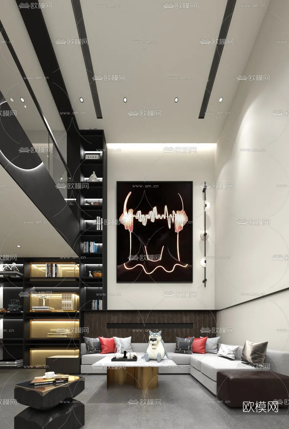 3D SCENES - APARTMENT - VRAY / CORONA - 3D MODEL - 149