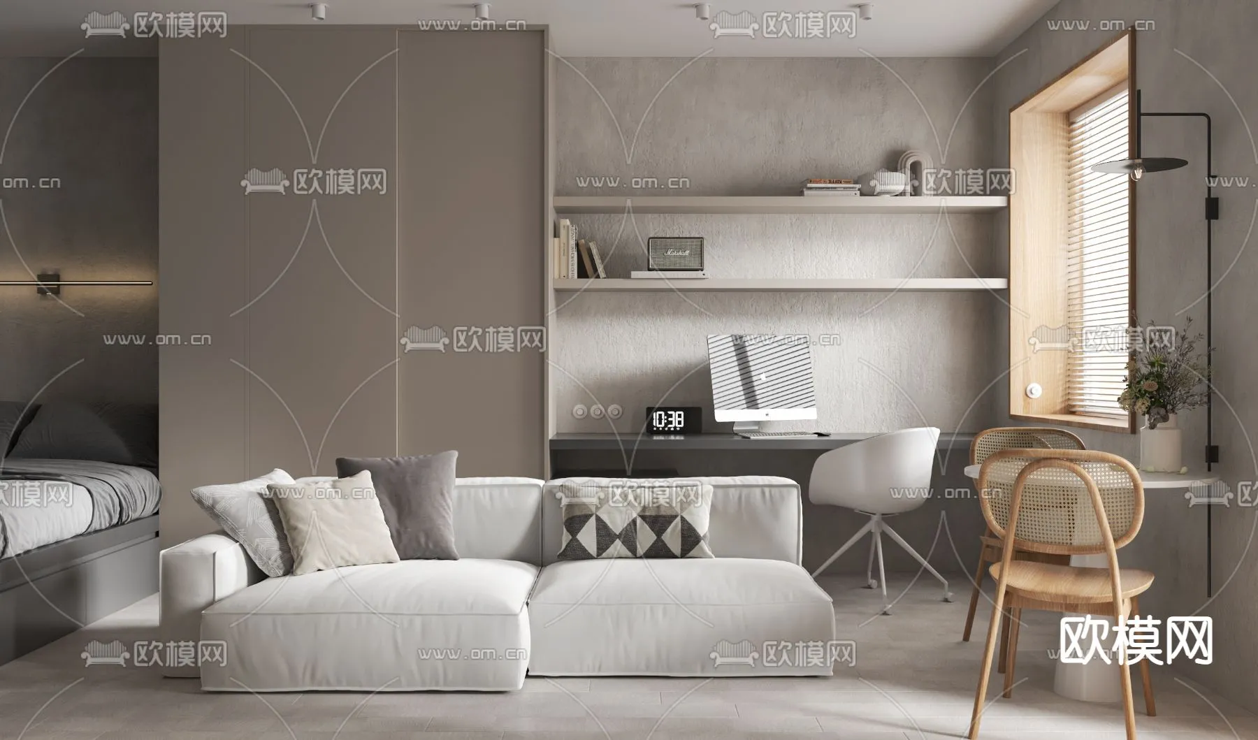 3D SCENES - APARTMENT - VRAY / CORONA - 3D MODEL - 203