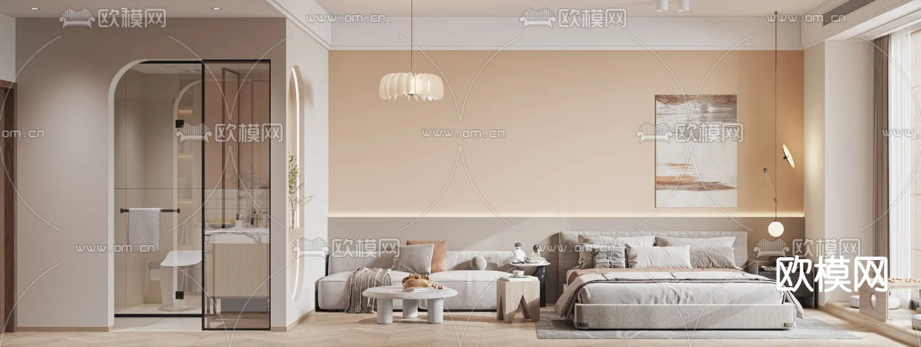 3D SCENES - APARTMENT - VRAY / CORONA - 3D MODEL - 209