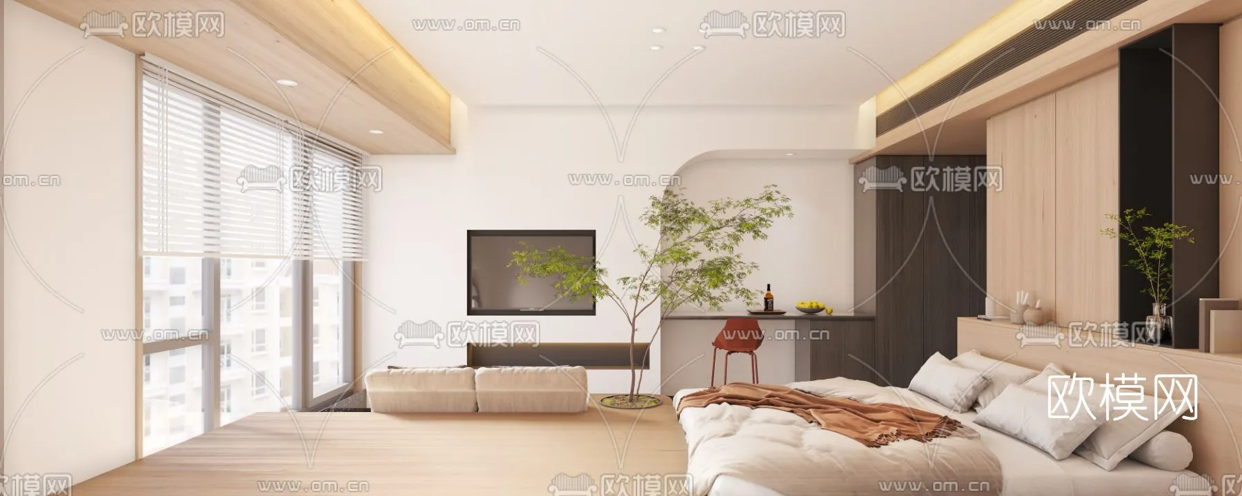 3D SCENES - APARTMENT - VRAY / CORONA - 3D MODEL - 213