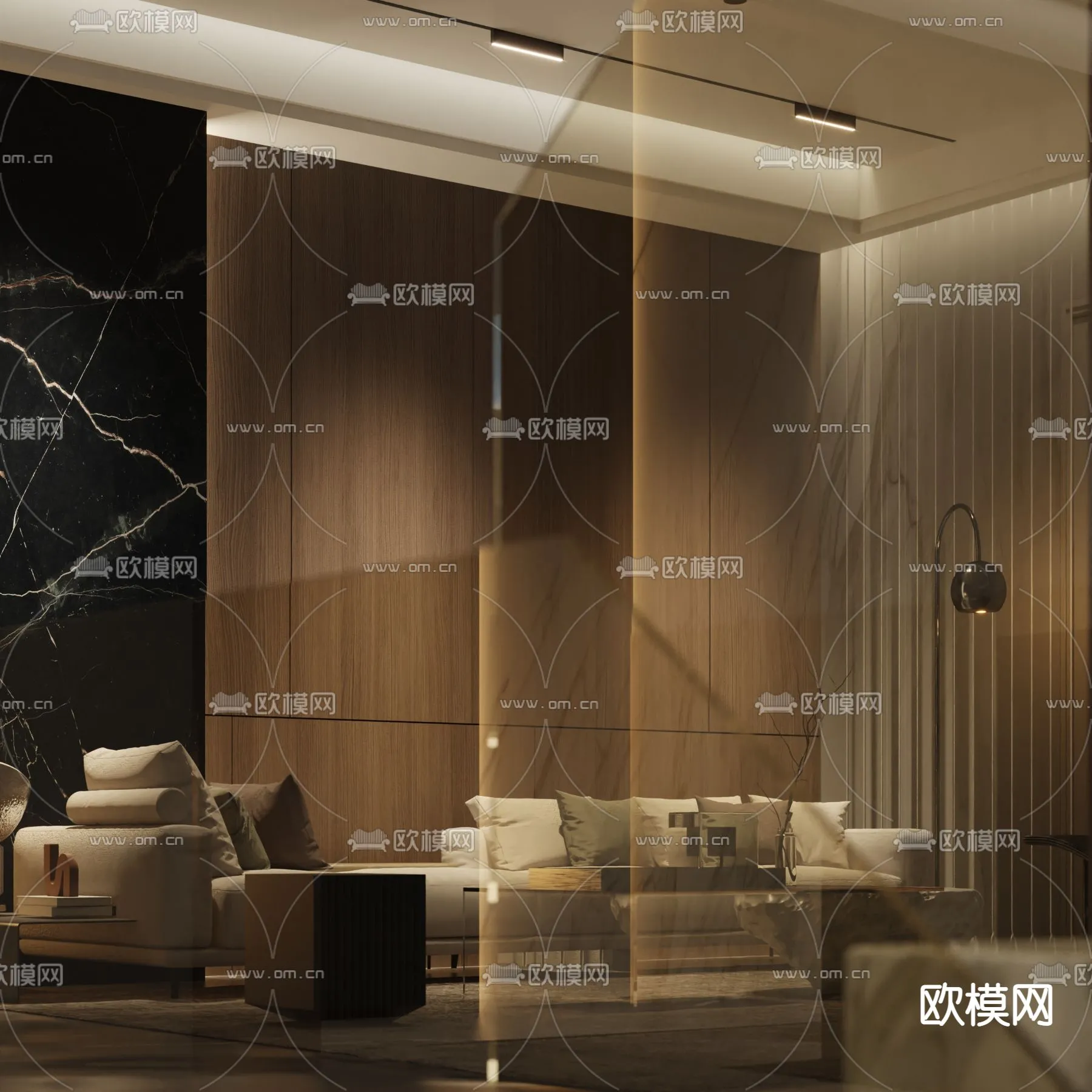 3D SCENES - APARTMENT - VRAY / CORONA - 3D MODEL - 215