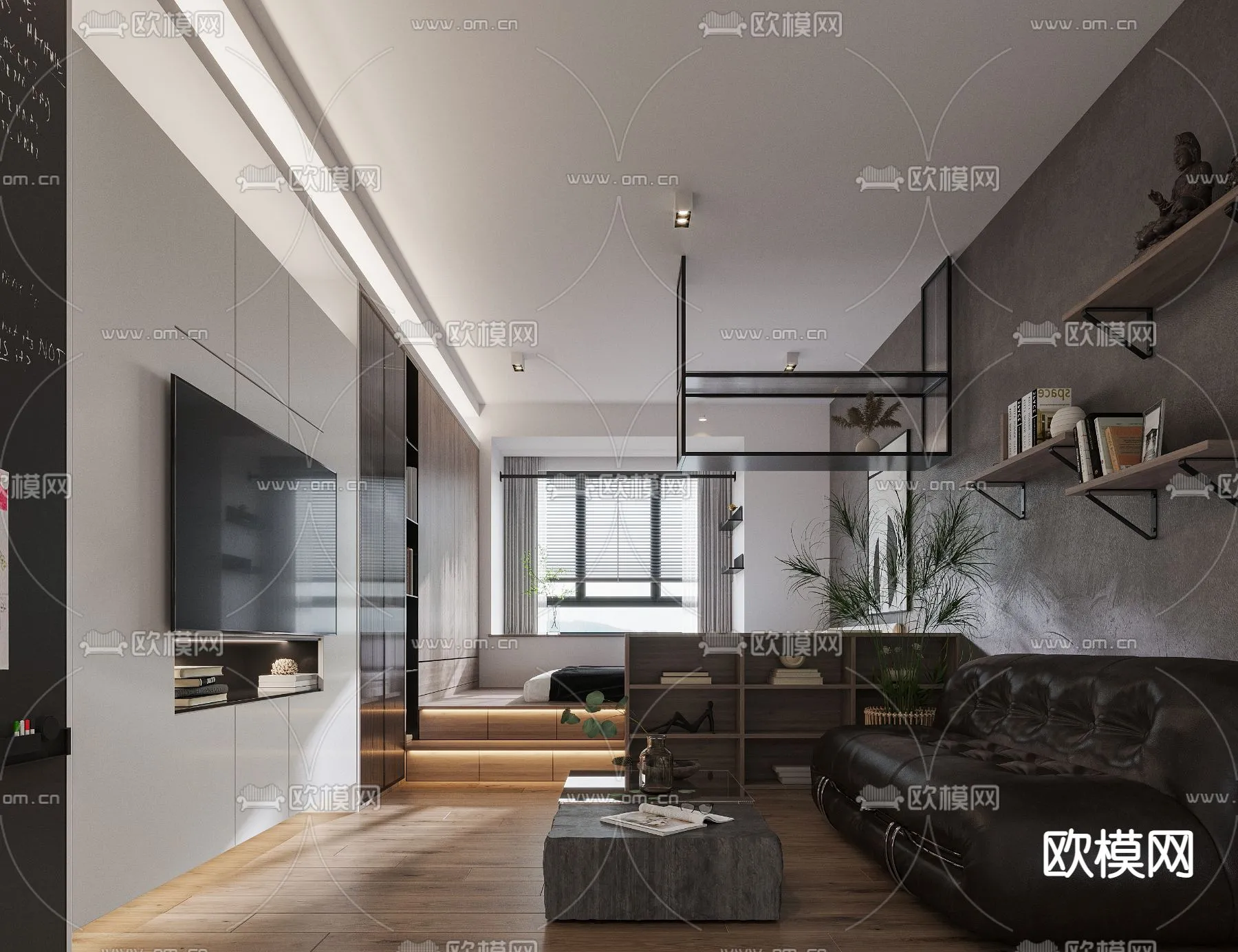 3D SCENES - APARTMENT - VRAY / CORONA - 3D MODEL - 231