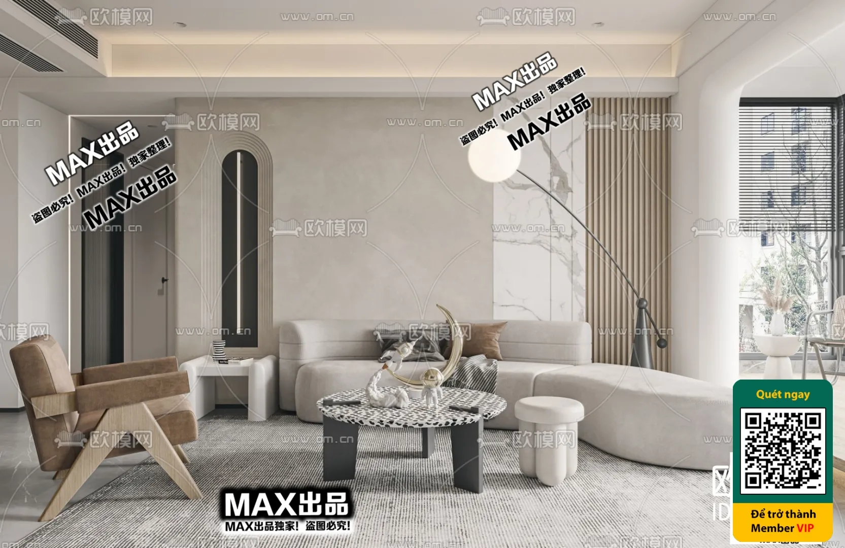 3D SCENES - WABI SABI STYLE - VRAY / CORONA - 3D MODEL - 4553