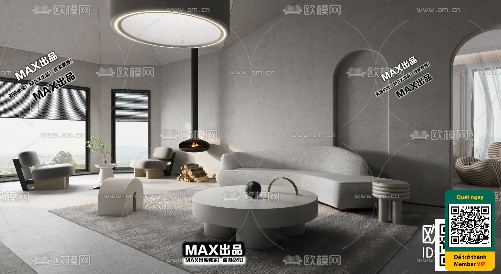 3D SCENES - WABI SABI STYLE - VRAY / CORONA - 3D MODEL - 4555