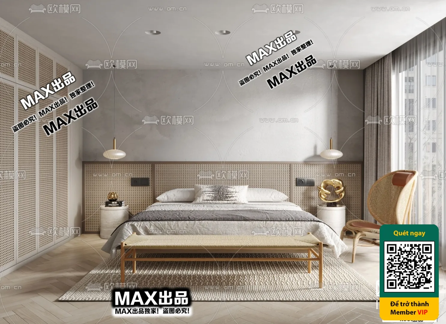 3D SCENES - WABI SABI STYLE - VRAY / CORONA - 3D MODEL - 4562