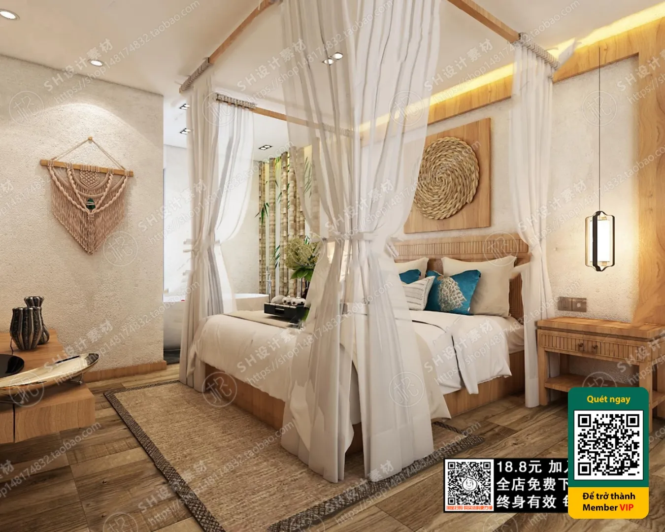 3D SCENES - WABI SABI STYLE - VRAY / CORONA - 3D MODEL - 5920