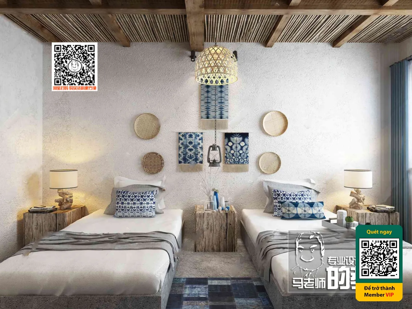 3D SCENES - WABI SABI STYLE - VRAY / CORONA - 3D MODEL - 5958