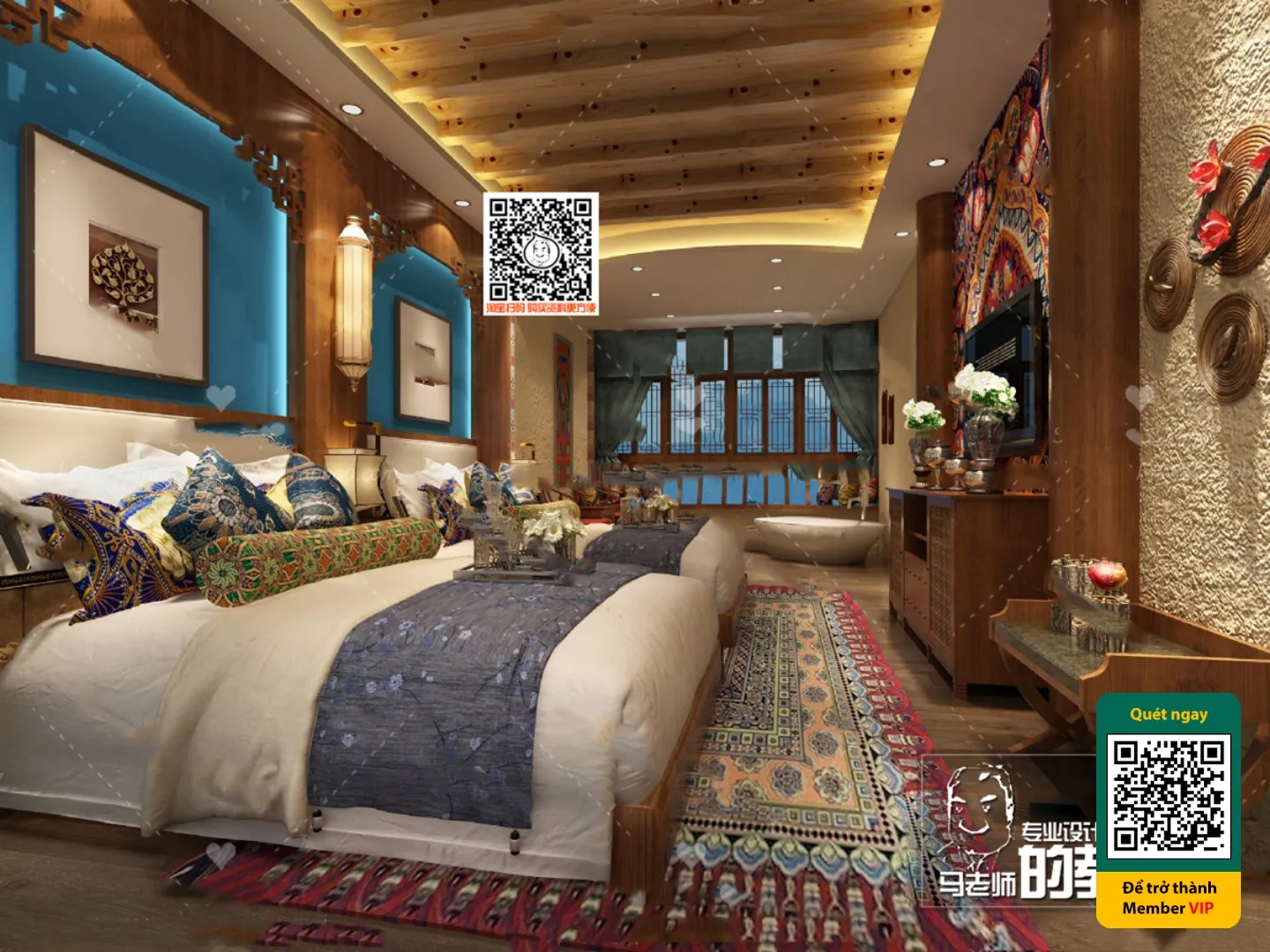 3D SCENES - WABI SABI STYLE - VRAY / CORONA - 3D MODEL - 5963