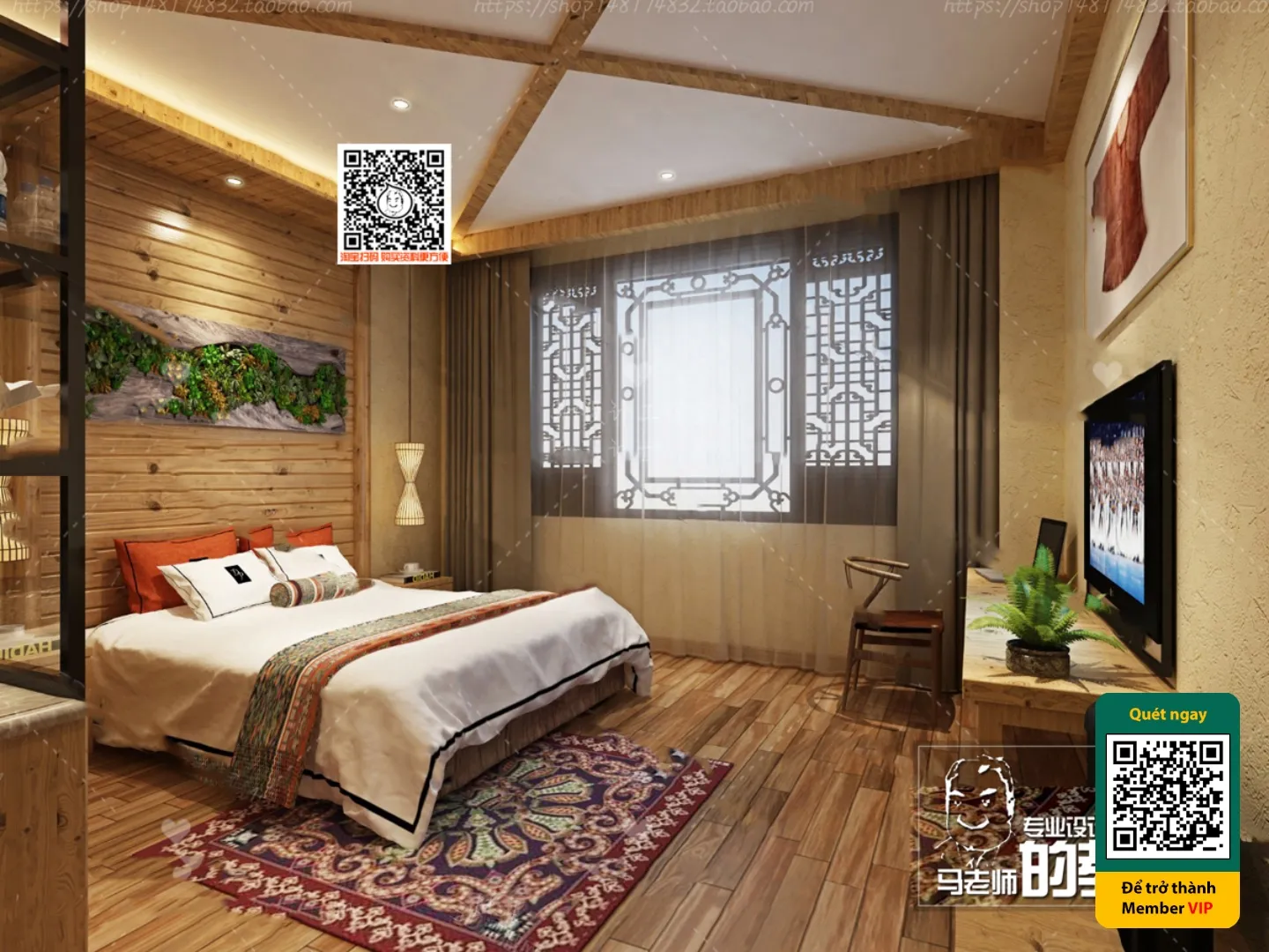 3D SCENES - WABI SABI STYLE - VRAY / CORONA - 3D MODEL - 5965