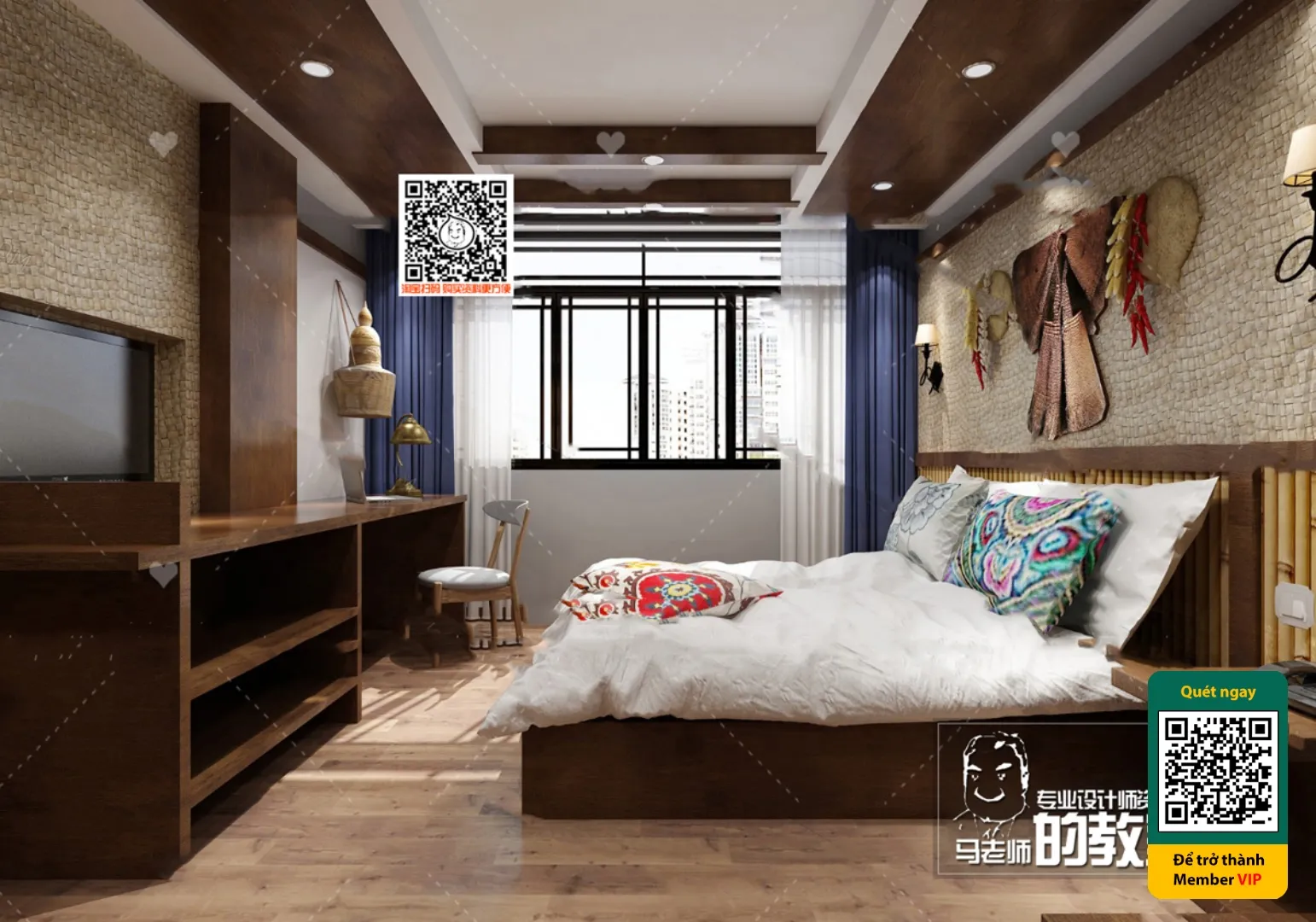 3D SCENES - WABI SABI STYLE - VRAY / CORONA - 3D MODEL - 5972