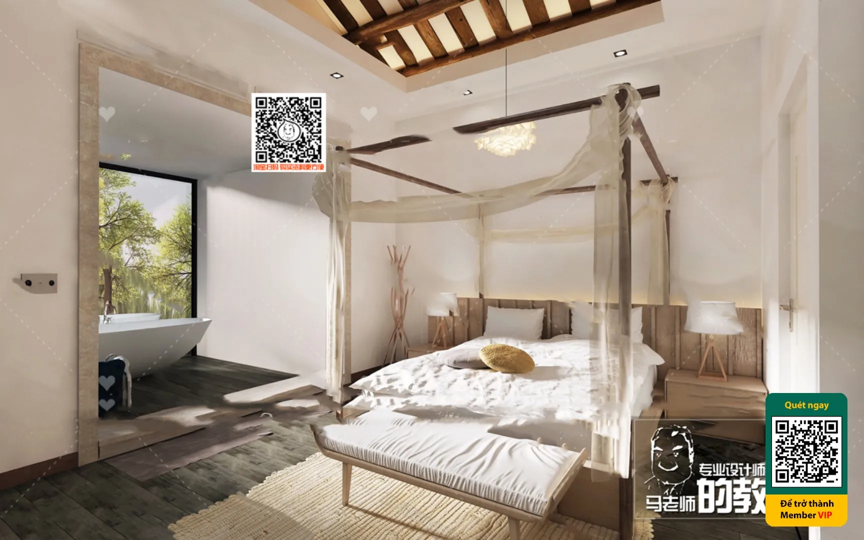 3D SCENES - WABI SABI STYLE - VRAY / CORONA - 3D MODEL - 5974