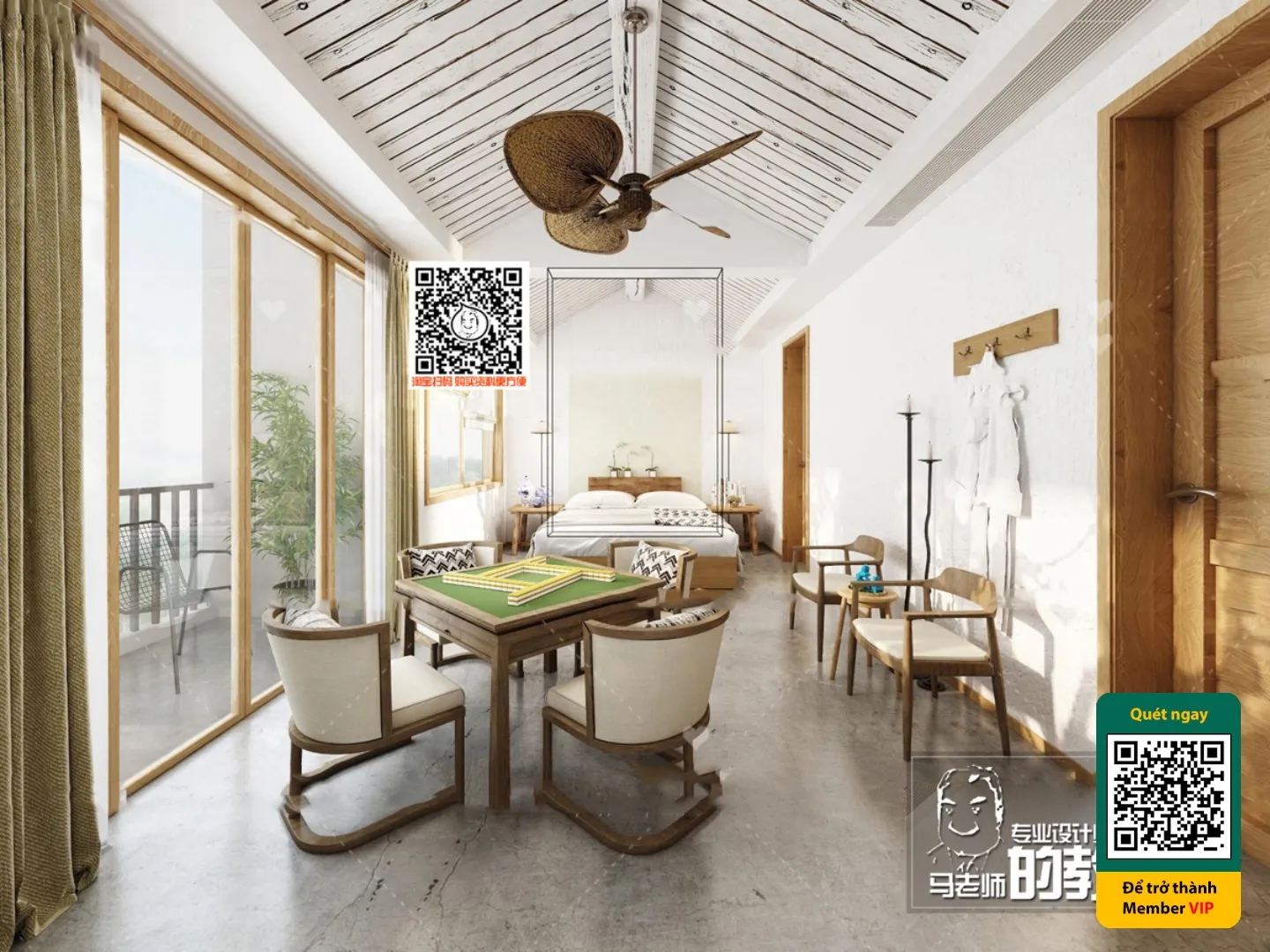 3D SCENES - WABI SABI STYLE - VRAY / CORONA - 3D MODEL - 5978