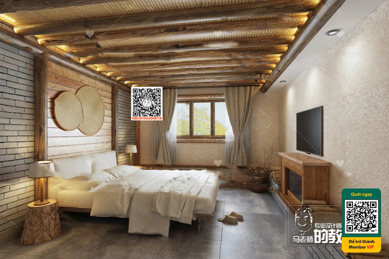 3D SCENES - WABI SABI STYLE - VRAY / CORONA - 3D MODEL - 5980