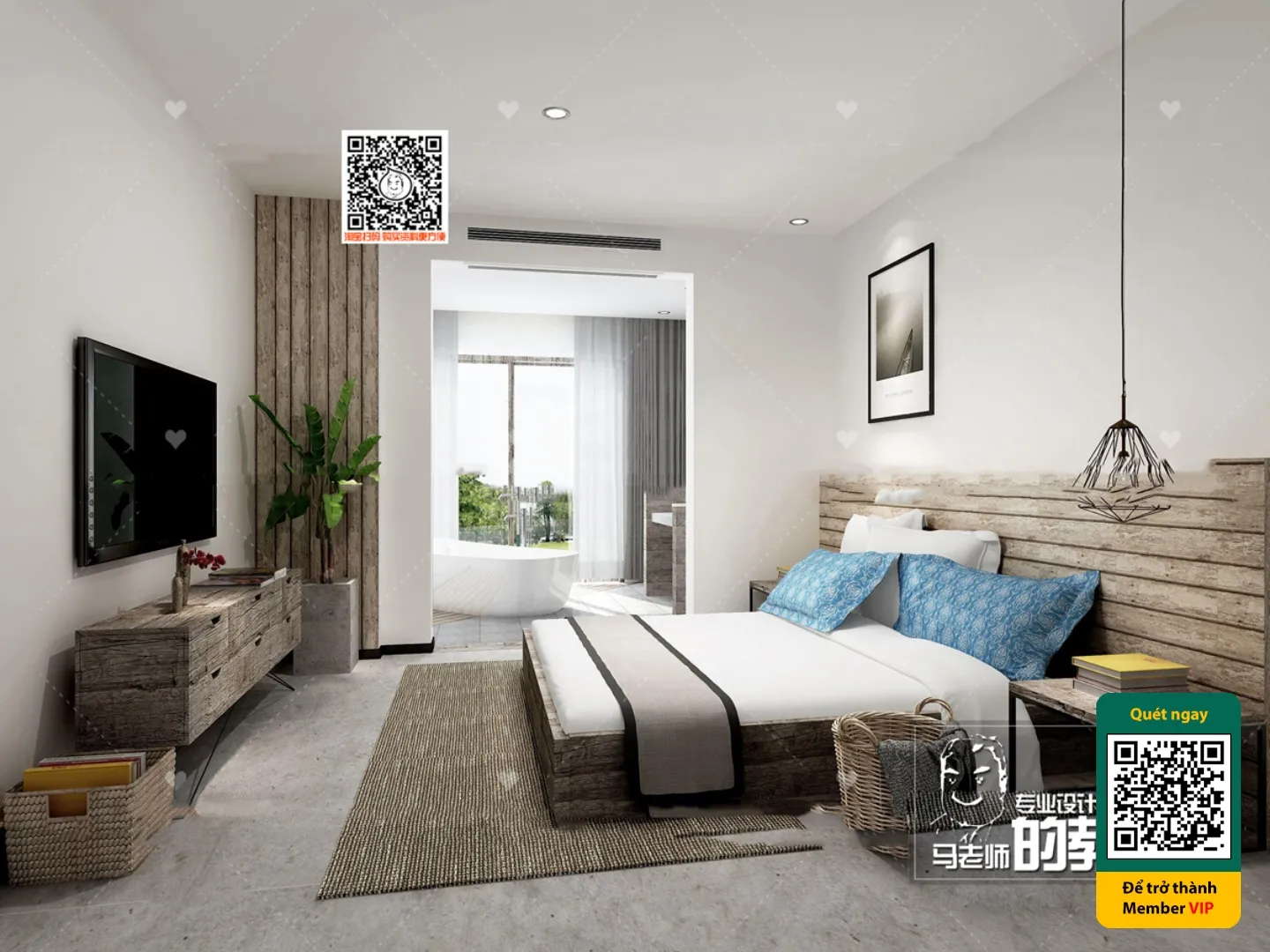 3D SCENES - WABI SABI STYLE - VRAY / CORONA - 3D MODEL - 5983