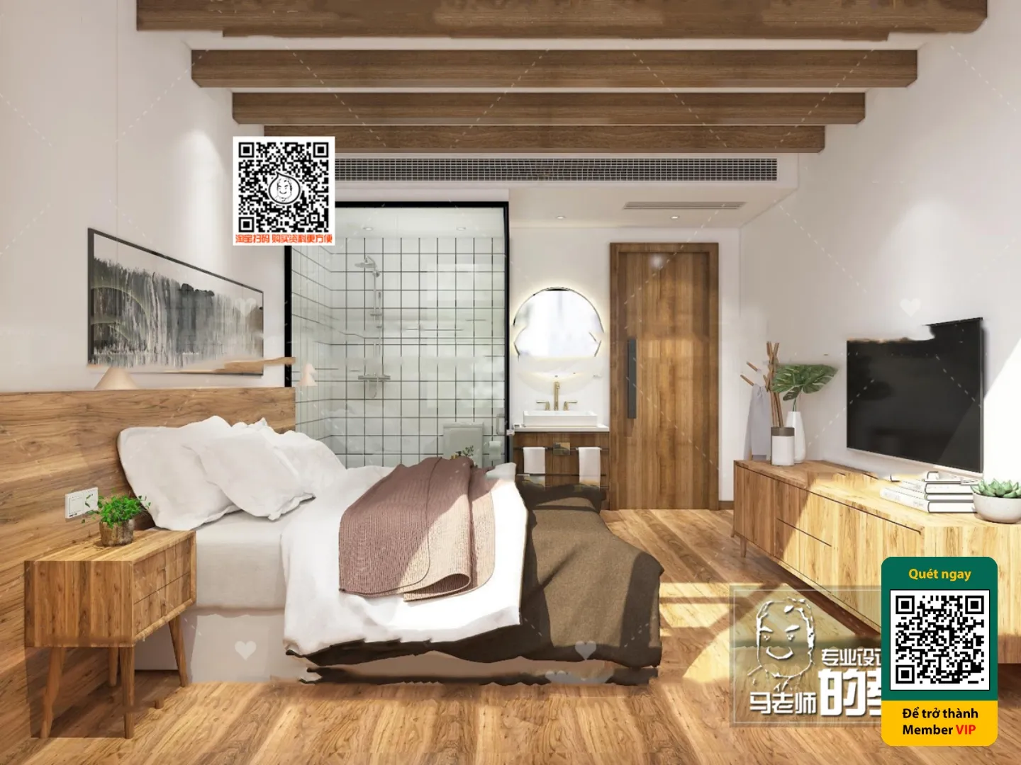 3D SCENES - WABI SABI STYLE - VRAY / CORONA - 3D MODEL - 5986