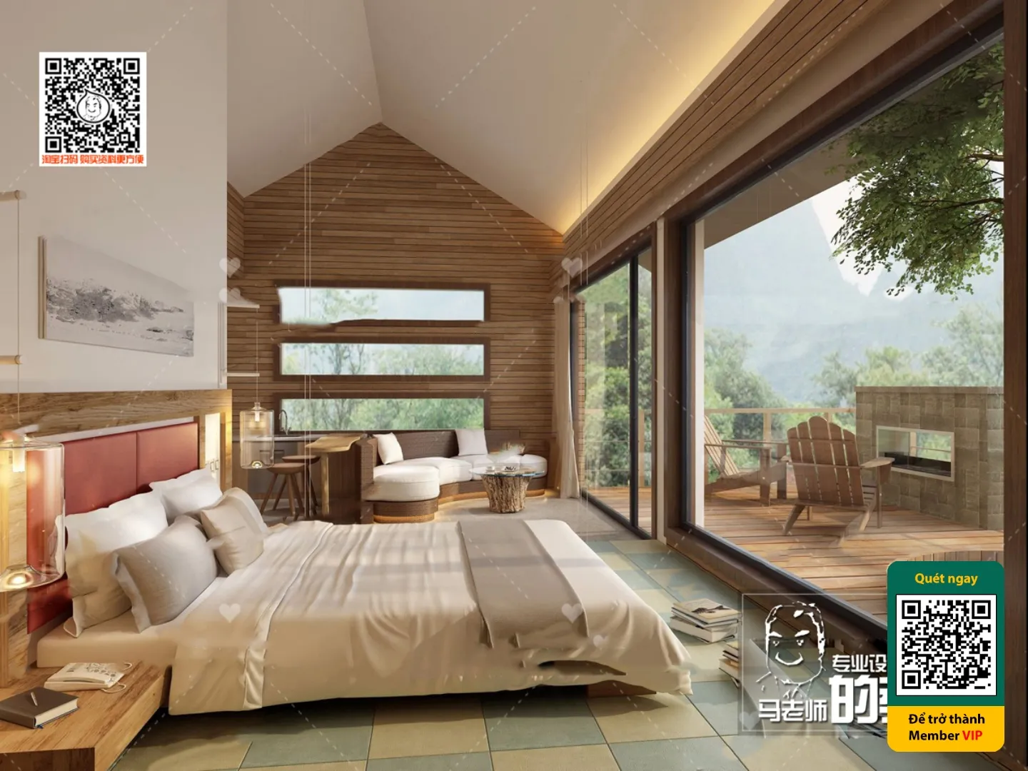 3D SCENES - WABI SABI STYLE - VRAY / CORONA - 3D MODEL - 5988