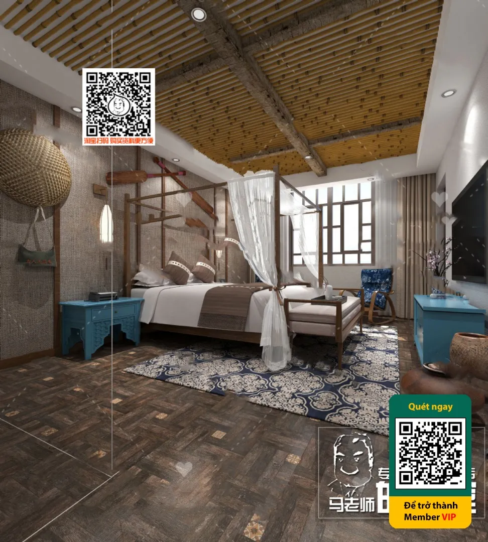 3D SCENES - WABI SABI STYLE - VRAY / CORONA - 3D MODEL - 5989