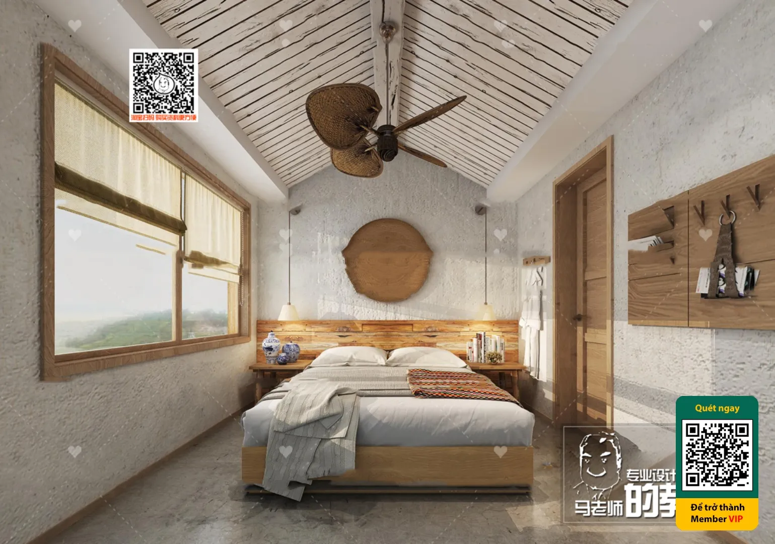 3D SCENES - WABI SABI STYLE - VRAY / CORONA - 3D MODEL - 5991