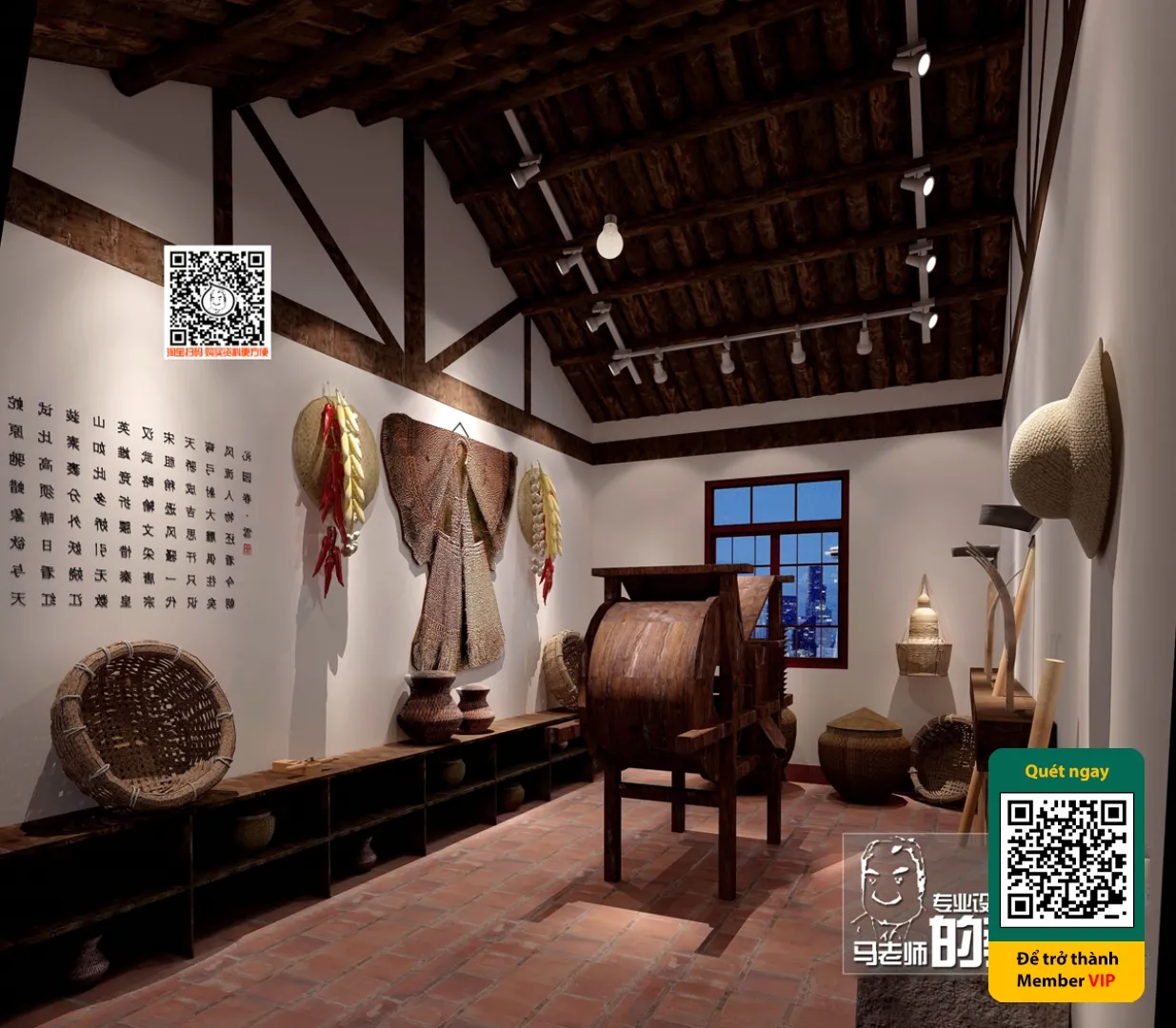 3D SCENES - WABI SABI STYLE - VRAY / CORONA - 3D MODEL - 6009