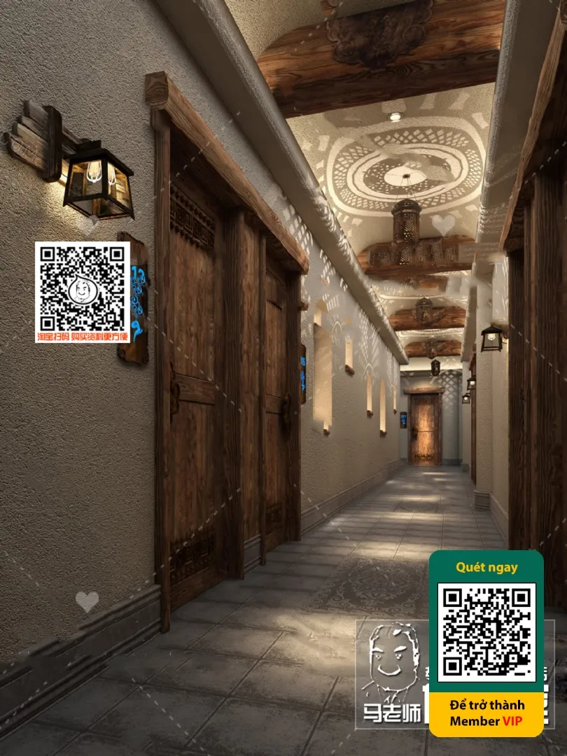 3D SCENES - WABI SABI STYLE - VRAY / CORONA - 3D MODEL - 6010