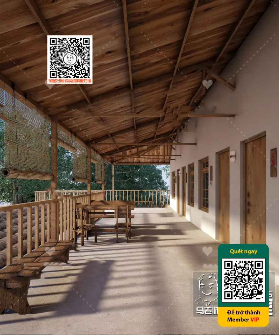 3D SCENES - WABI SABI STYLE - VRAY / CORONA - 3D MODEL - 6011