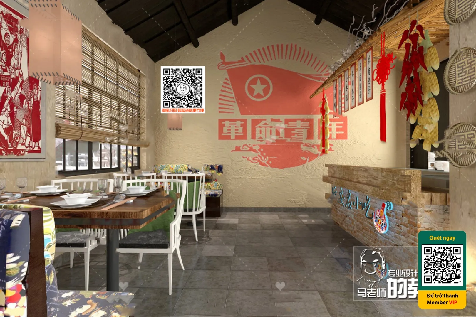 3D SCENES - WABI SABI STYLE - VRAY / CORONA - 3D MODEL - 6012