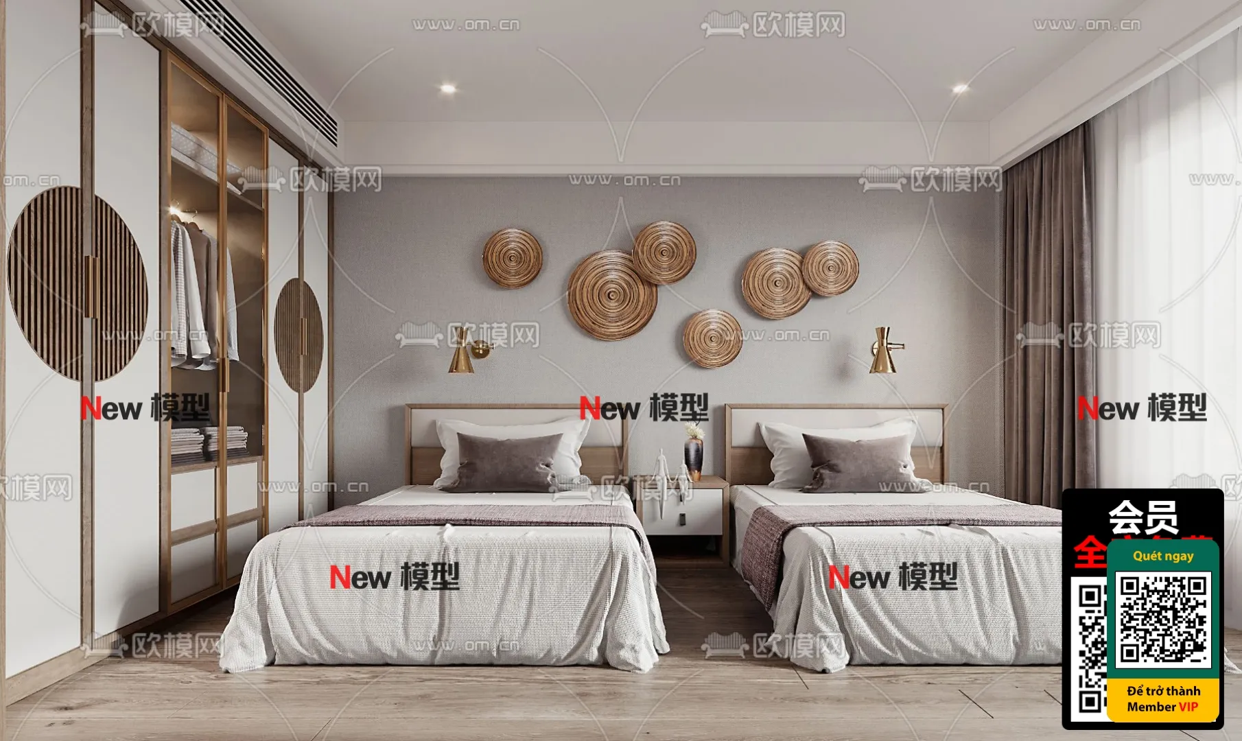 3D SCENES - WABI SABI STYLE - VRAY / CORONA - 3D MODEL - 6041