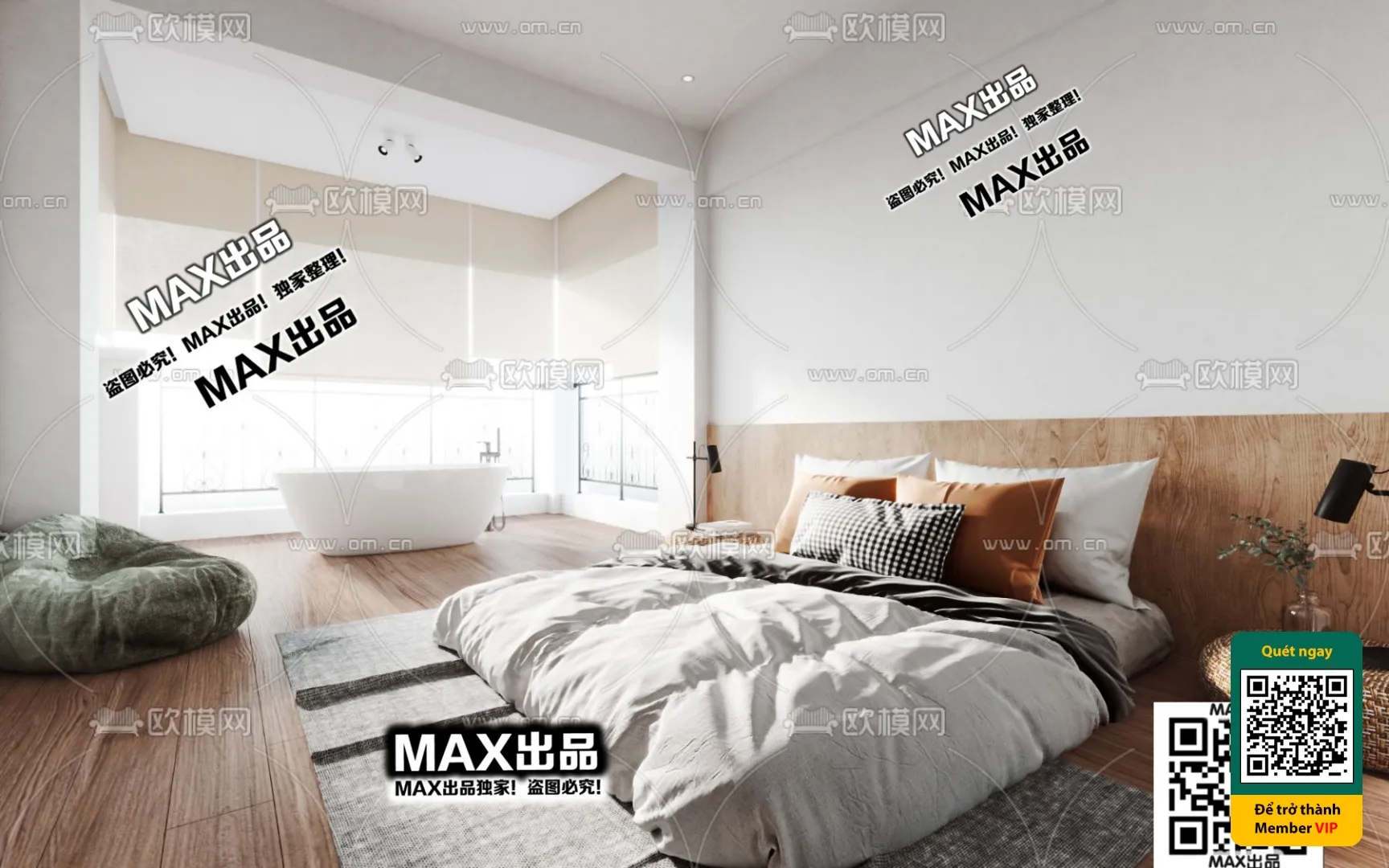 3D SCENES - WABI SABI STYLE - VRAY / CORONA - 3D MODEL - 6058