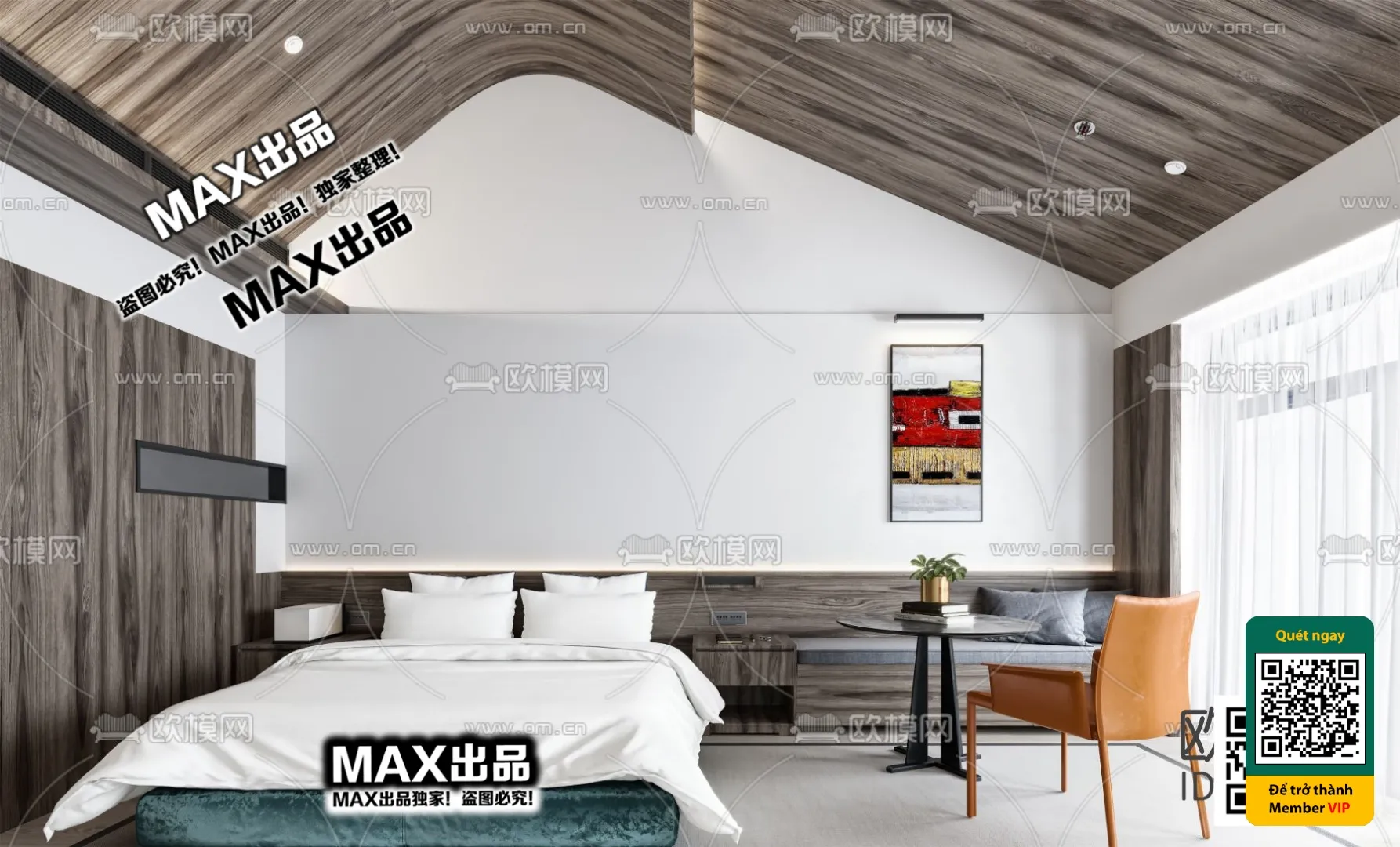 3D SCENES - WABI SABI STYLE - VRAY / CORONA - 3D MODEL - 6069