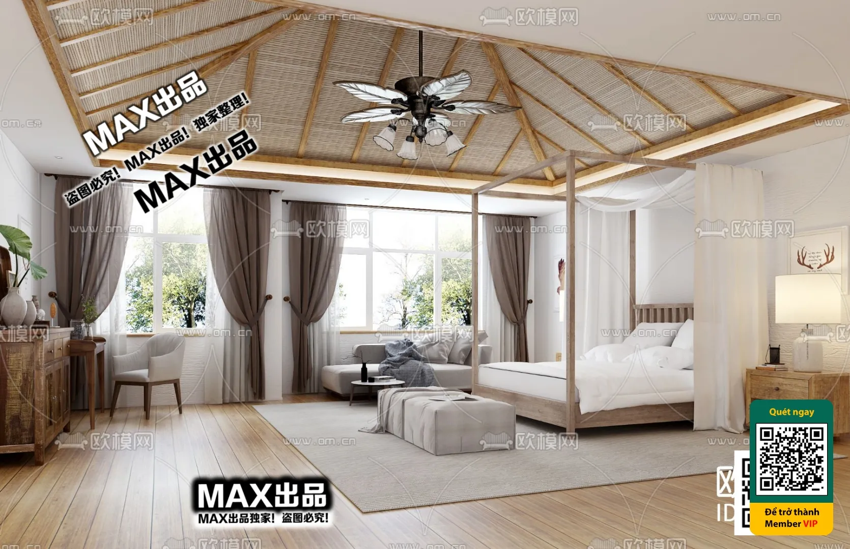 3D SCENES - WABI SABI STYLE - VRAY / CORONA - 3D MODEL - 6070