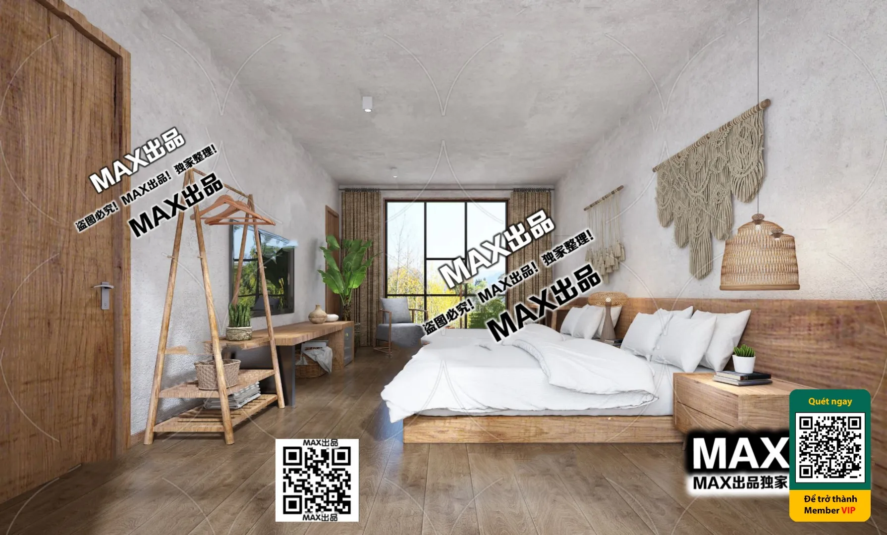 3D SCENES - WABI SABI STYLE - VRAY / CORONA - 3D MODEL - 6072