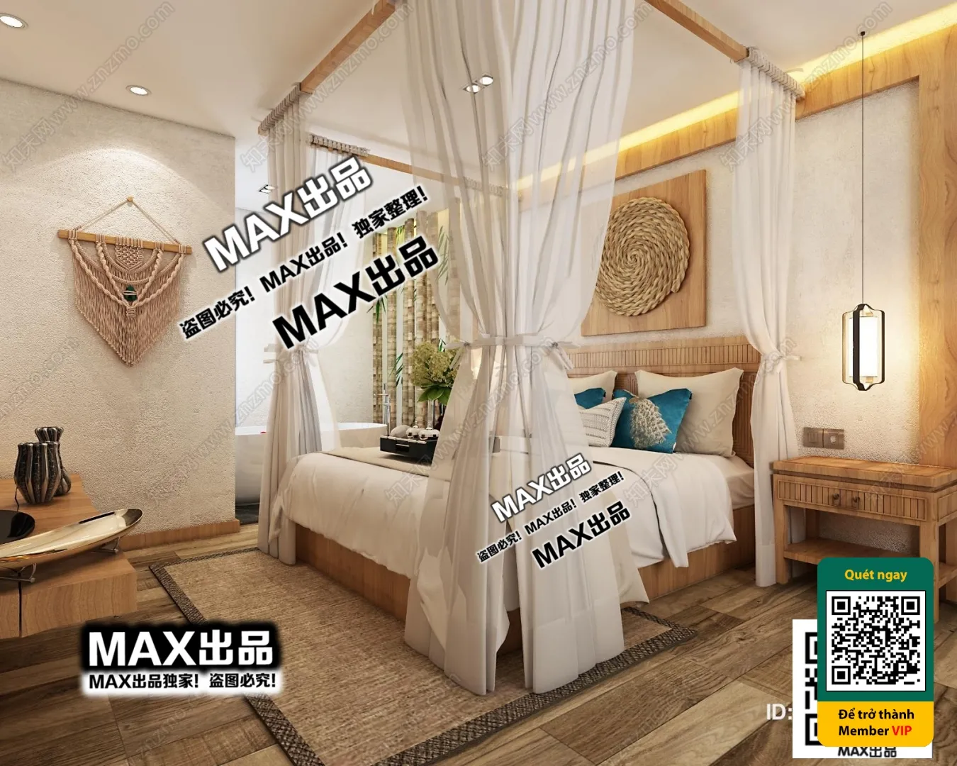 3D SCENES - WABI SABI STYLE - VRAY / CORONA - 3D MODEL - 6086