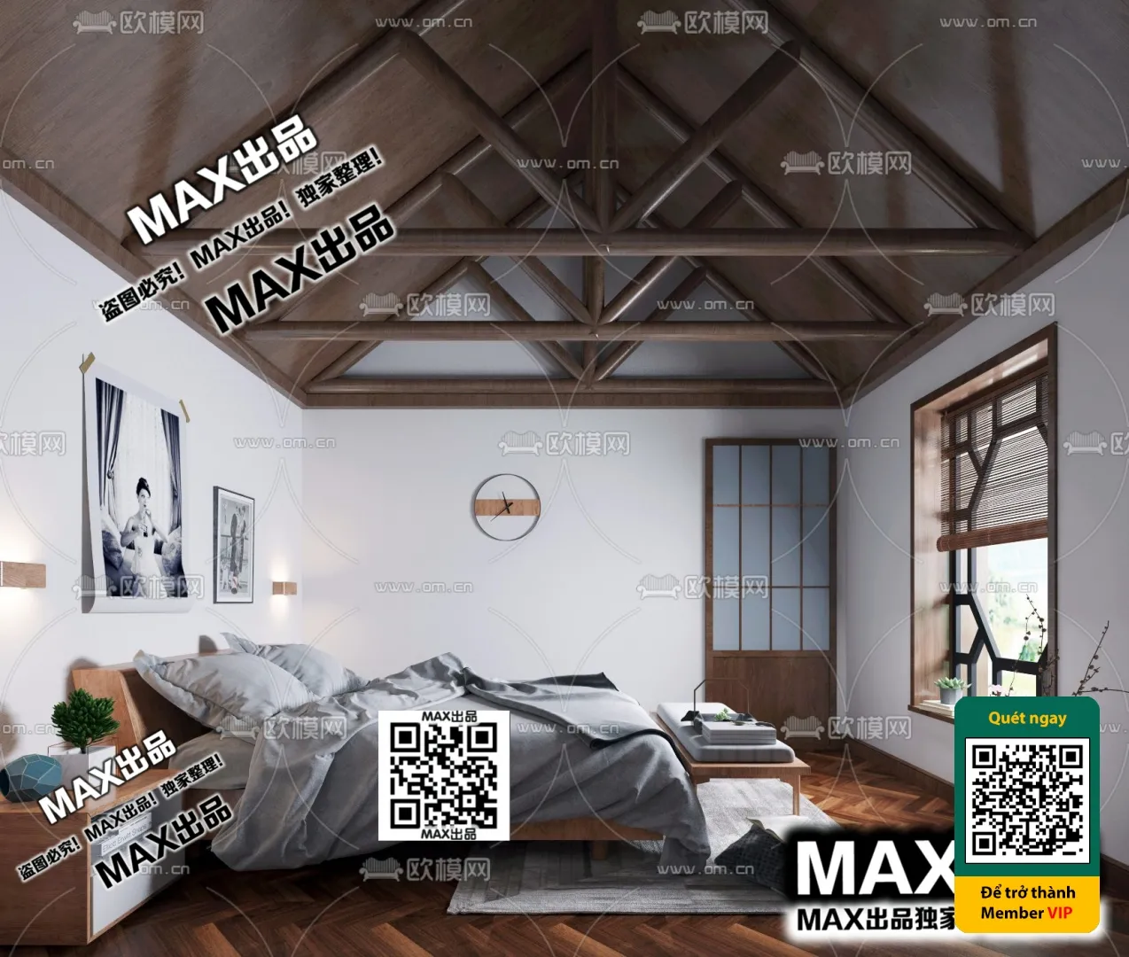 3D SCENES - WABI SABI STYLE - VRAY / CORONA - 3D MODEL - 6088