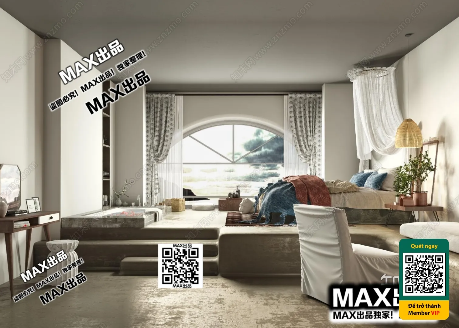 3D SCENES - WABI SABI STYLE - VRAY / CORONA - 3D MODEL - 6095