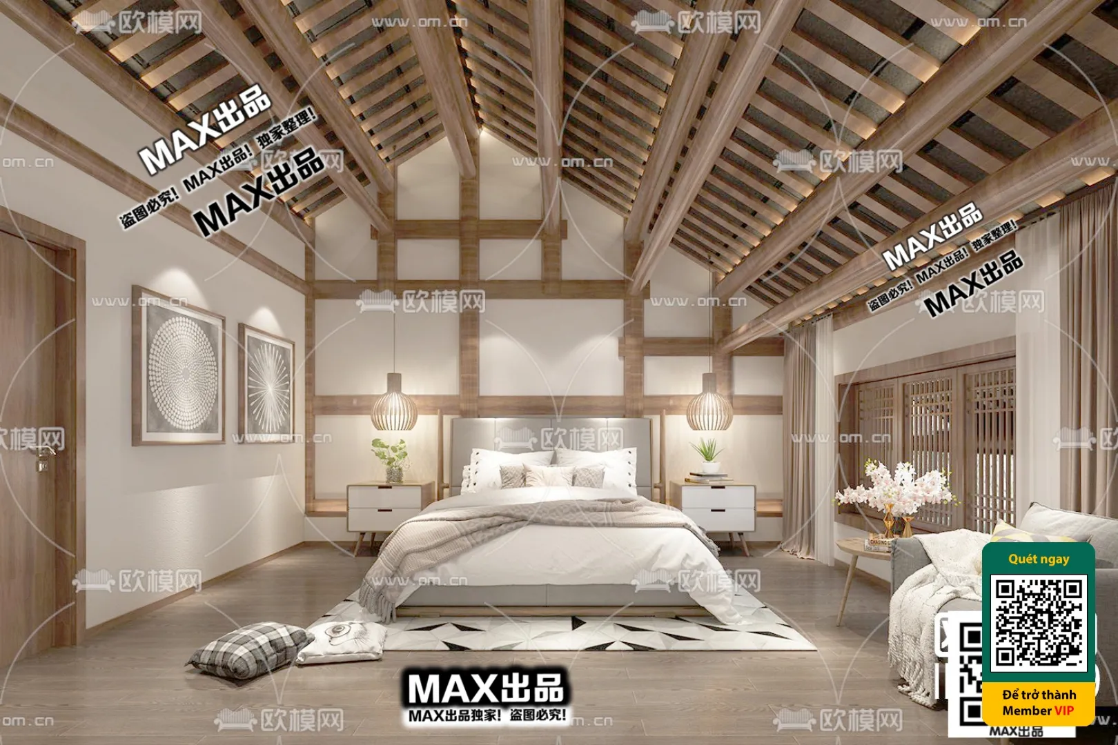 3D SCENES - WABI SABI STYLE - VRAY / CORONA - 3D MODEL - 6162