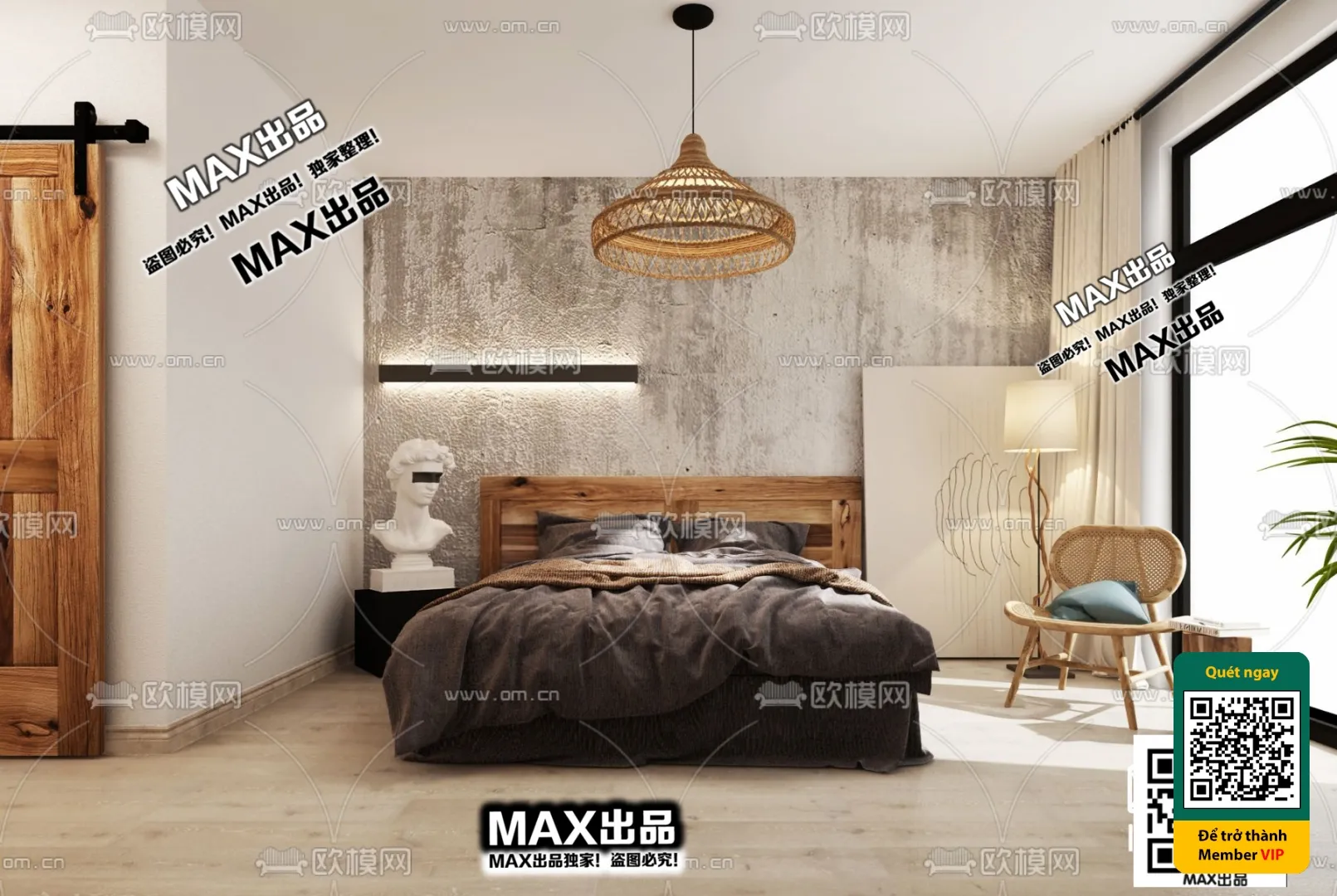 3D SCENES - WABI SABI STYLE - VRAY / CORONA - 3D MODEL - 6167