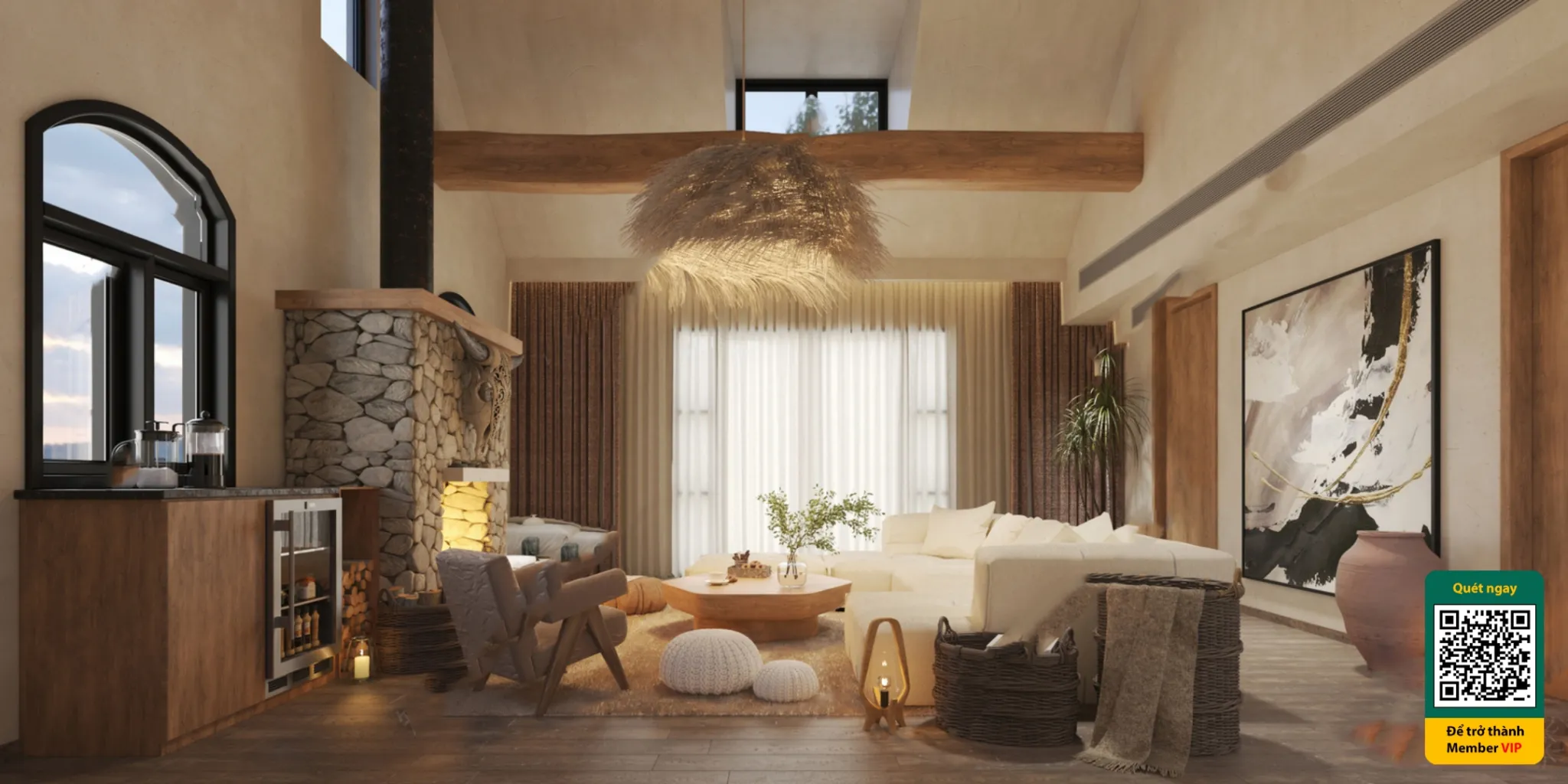 3D SCENES - WABI SABI STYLE - VRAY / CORONA - 3D MODEL - 6172